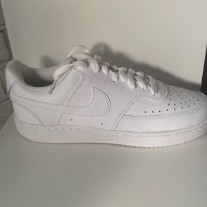 White Woman’s Nike Court Vision Low
